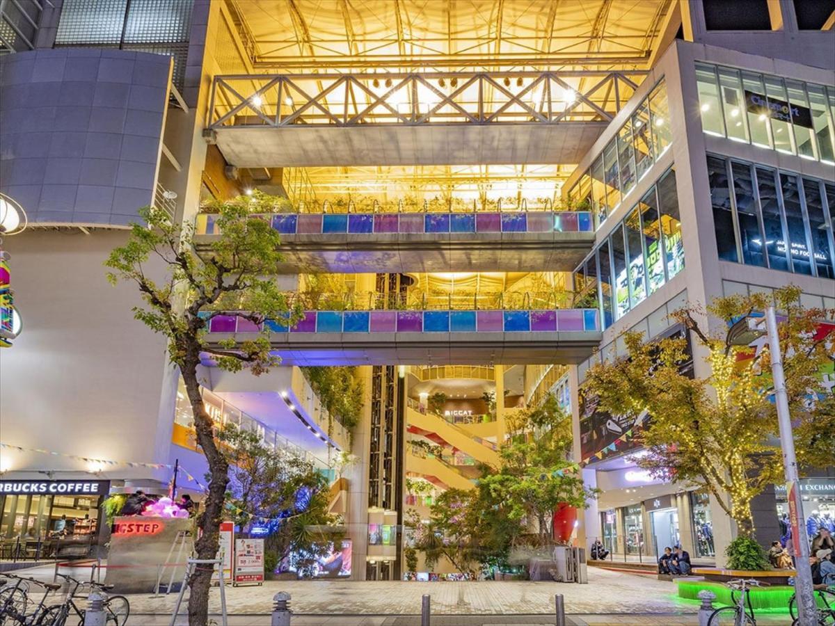 B&S Eco Cube Shinsaibashi Hotell Osaka Exteriör bild